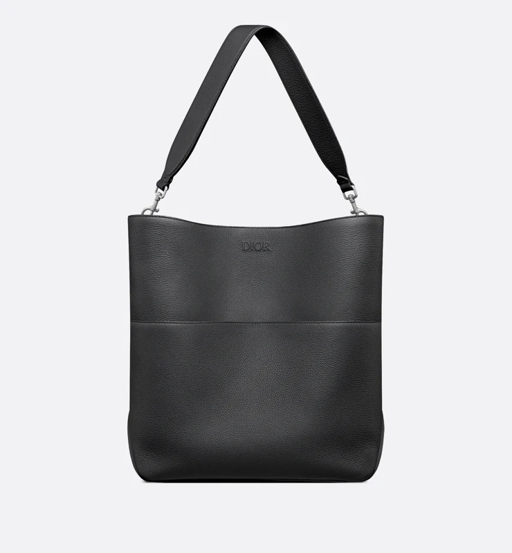 Dior Privé バーティカル ホーボーバッグ 1LLHO062KEC H00N ブラック