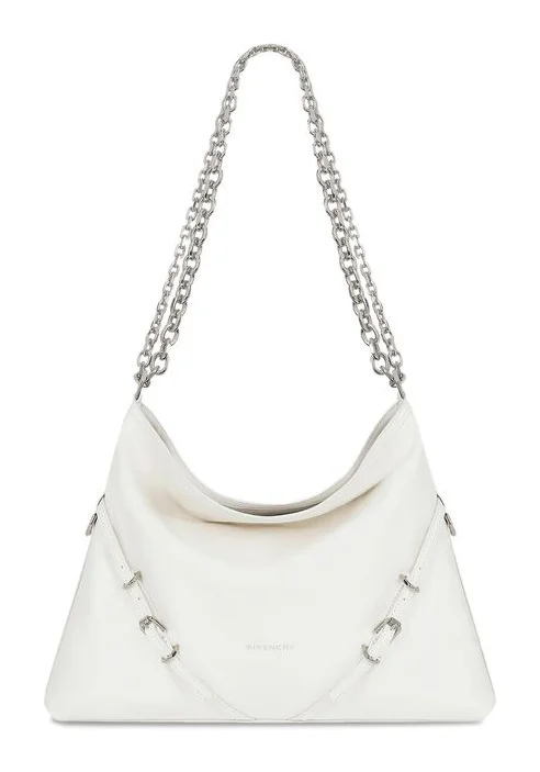 GIVENCHY ヴォワイユー チェーン バッグ ミディアム BB50Y4B1Z2 105 アイボリー